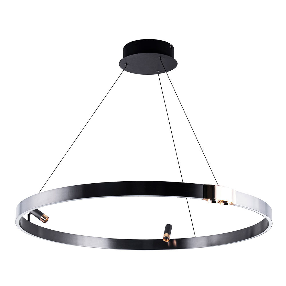 Подвесная светодиодная люстра Arte Lamp CESARE A1993SP-38BK