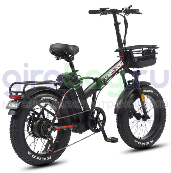 Электровелосипед WHITE SIBERIA SLAV PRO 1000W 48V/13A Black Sea (черный матовый) фото №3