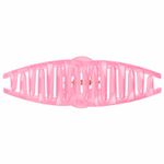 Краб для волос 11 см, глянцевый, розовый, MONTE VITA, 457007