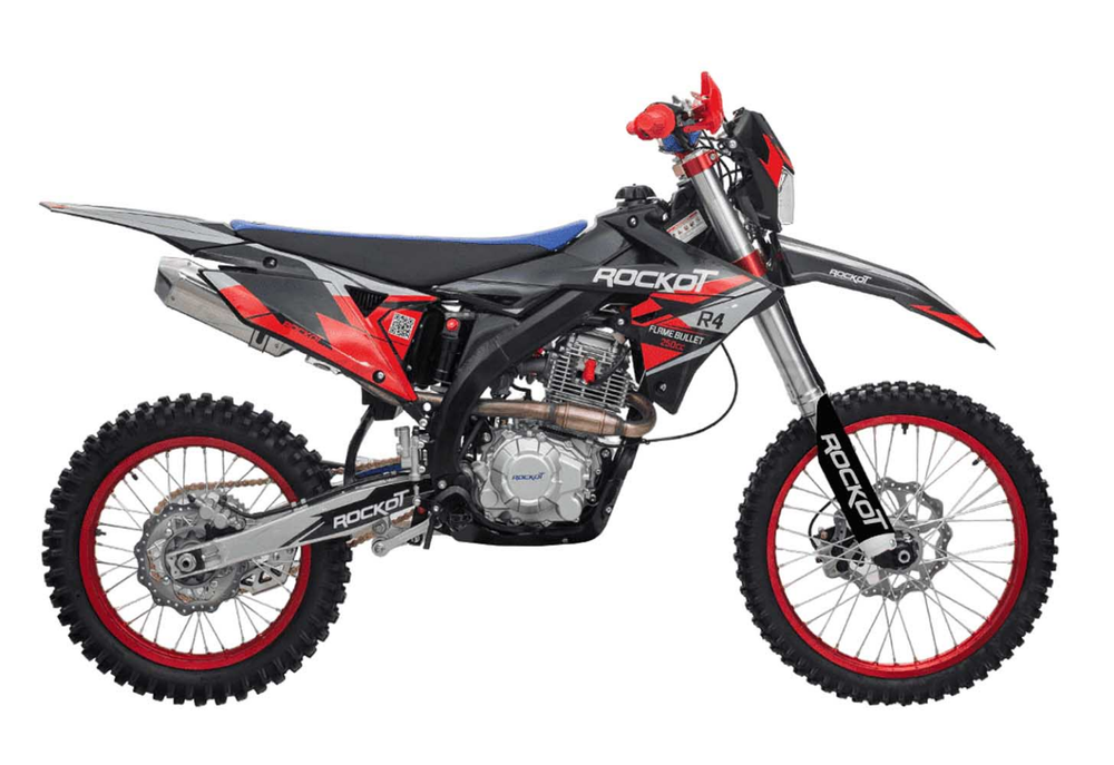 Мотоцикл кроссовый эндуро ROCKOT R4 Flame Bullet