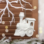 Подвеска «Волшебный паровозик» 9 см, Белый