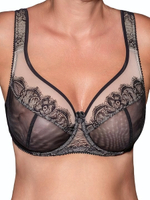 Бюстгальтер с легкой чашкой на каркасах Divine (Размер: 70F) (Цвет: черный с бежевым)