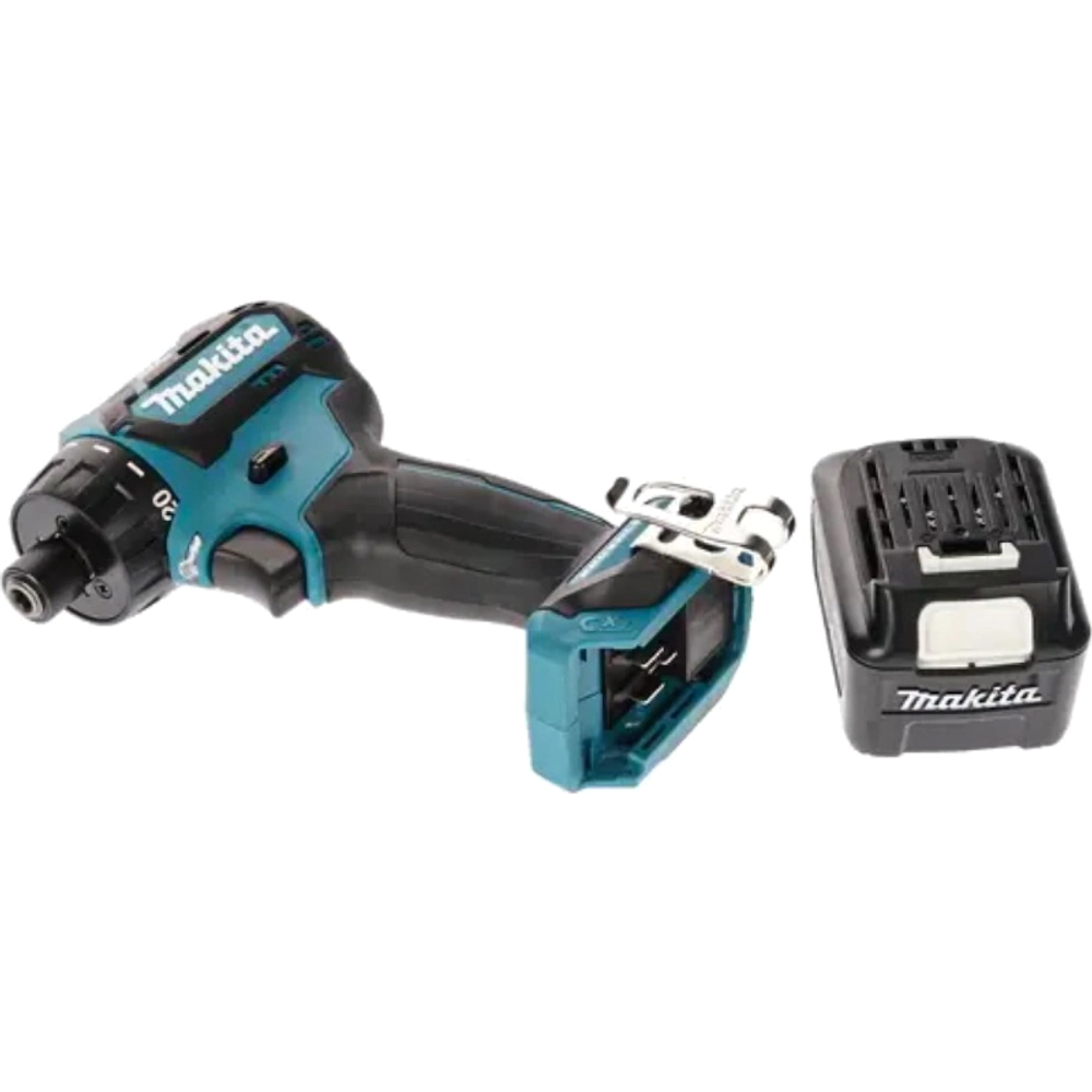 Makita DF032DWME аккумуляторная дрель-шуруповерт (2 x 4 Ач, ЗУ)