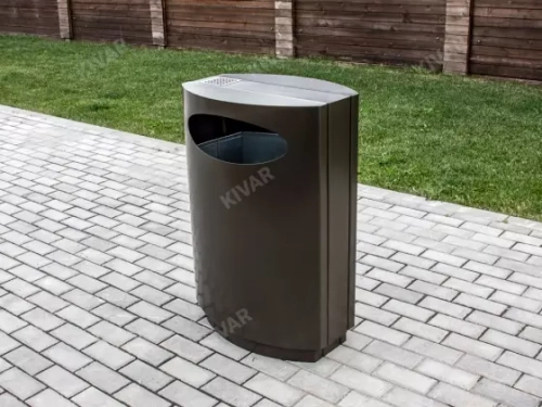 Урна индивидуальная «Эллипс» с пепельницей