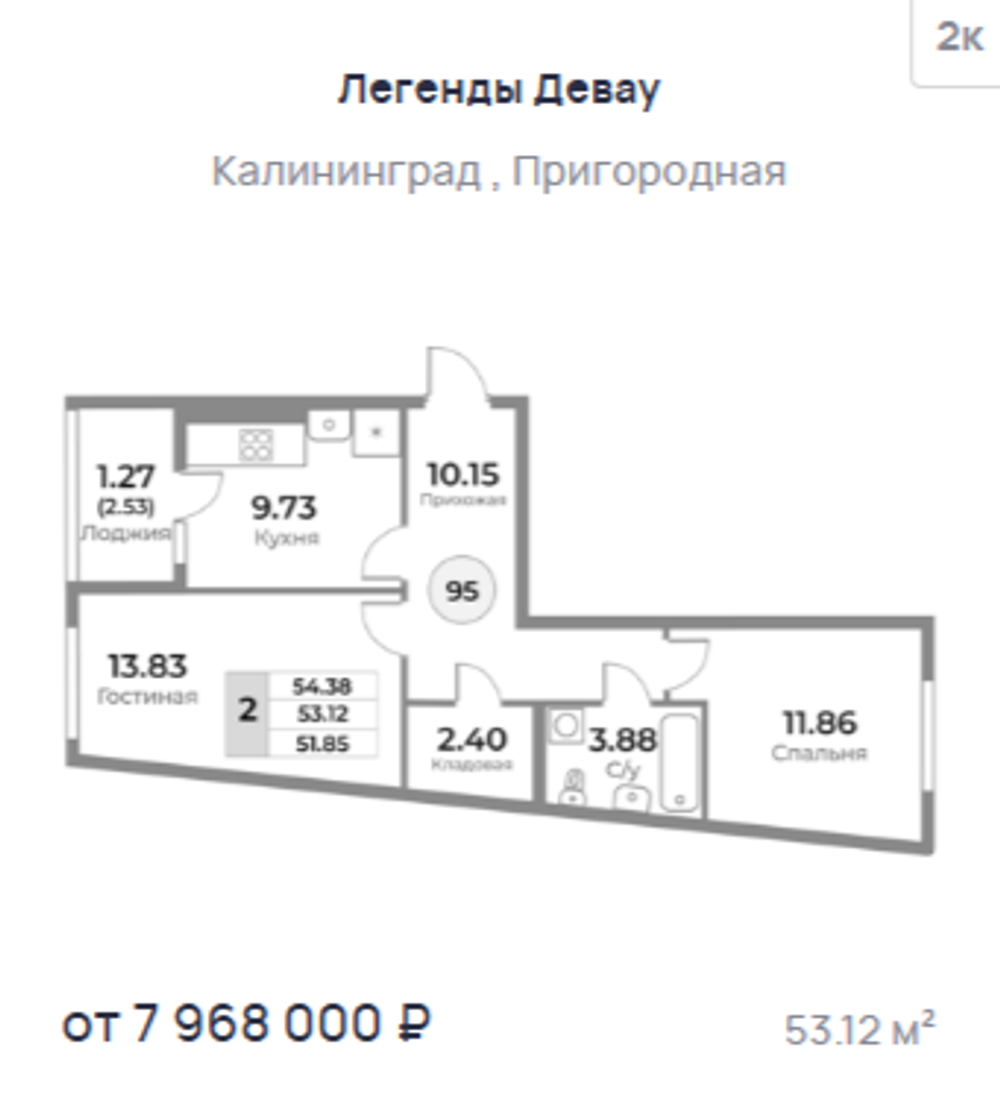 Жилой Комплекс "ЛЕГЕНДЫ ДЕВАУ" Комфорт-класс г. Калининград, ул. Пригородная