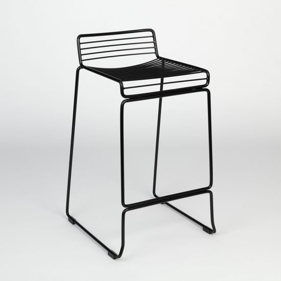 Полубарный стул Hero черный