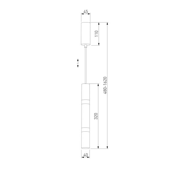Подвесной светодиодный светильник Eurosvet Axel 50210/1 LED белый