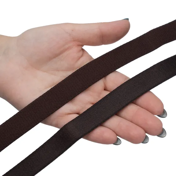 Резинка бретелечная шоколад 20 мм (цв. 111), 740/20