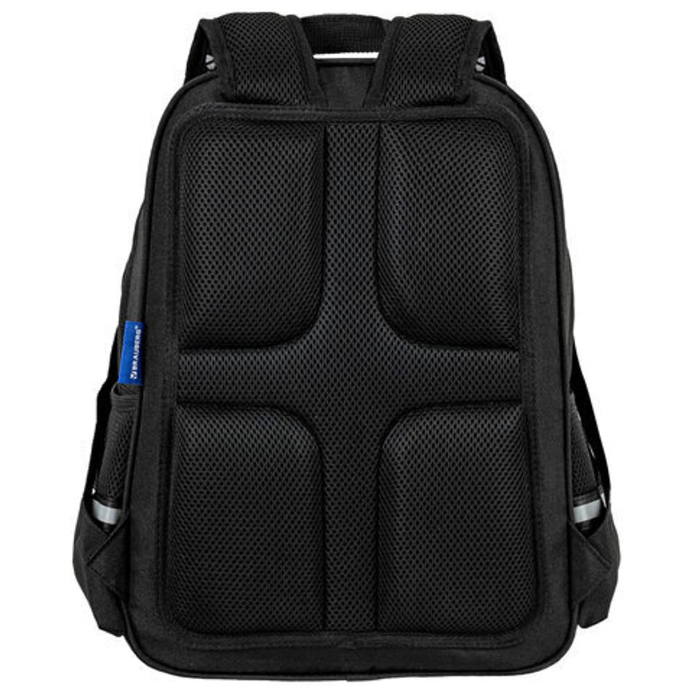 Рюкзак BRAUBERG SOFT, 2 отделения, 3 кармана, "Don't be afraid", СВЕТЯЩИЙСЯ, 40х31х15 см, 271364