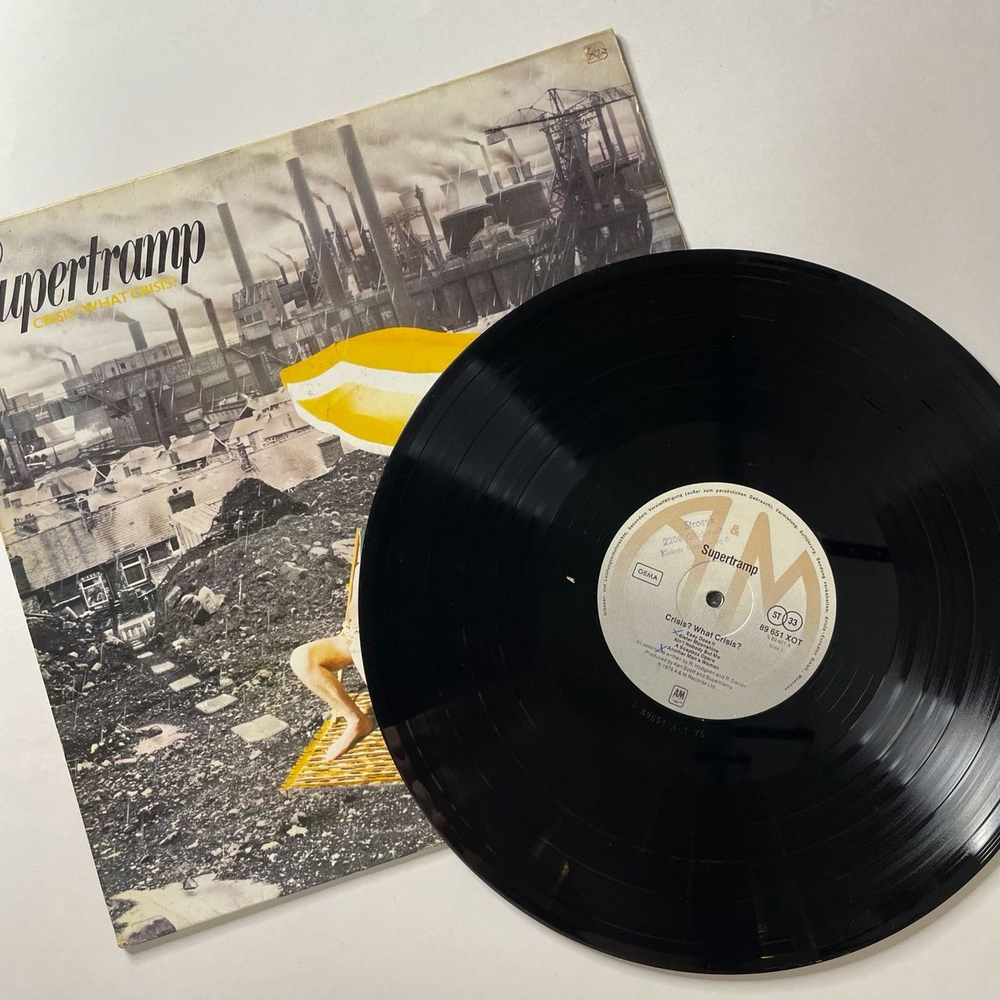 Винтажная виниловая пластинка LP Supertramp Crisis? What Crisis? (Germany 1976) Sister Moonshine