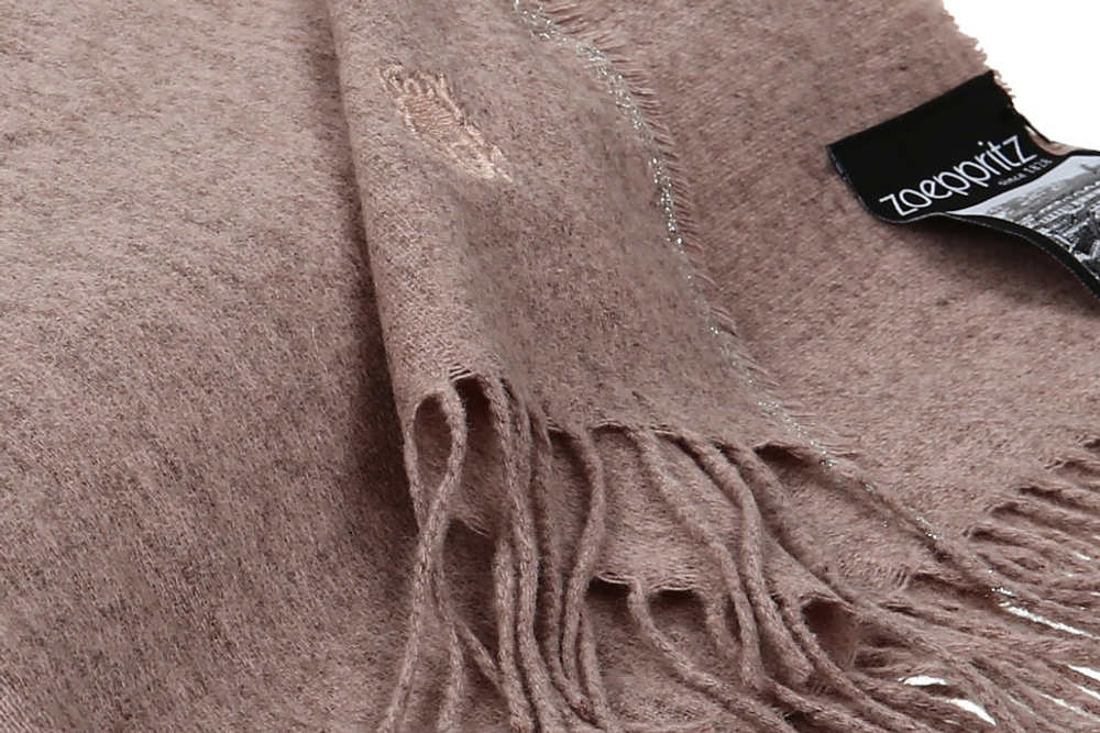 Плед 130х180 Zoeppritz Бист 405 нюдовый фото