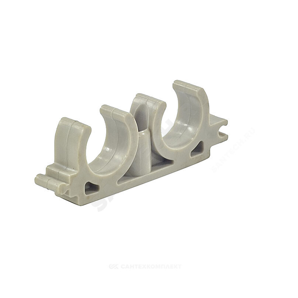 Опора PP-R двойная серая Дн 32 VALFEX 10161032Г