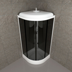 Душевая кабина Triton Грэй А 90x90 (черный)