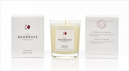 Свеча ароматическая Tuberose Geodesis Белый