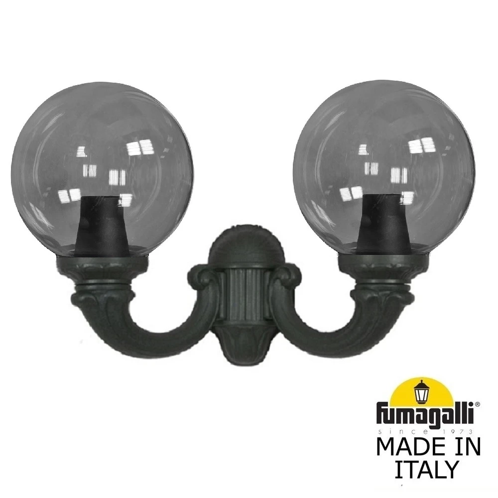 Уличный настенный светильник Fumagalli GLOBE 300 G30.142.000.AZF1R