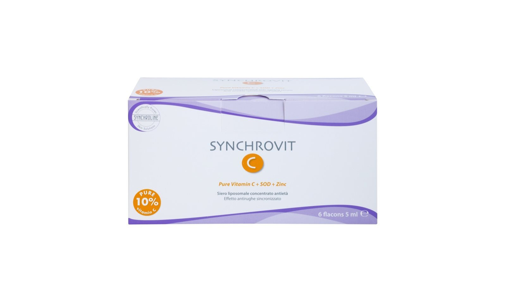 Synchroline Synchrovit C - липосомальная антивозрастная сыворотка для кожи /  6 x 5  ml  / GTIN 8023628200517