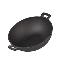 Сковорода-вок чугунная Gipfel Diletto 2147 24 см/2 л