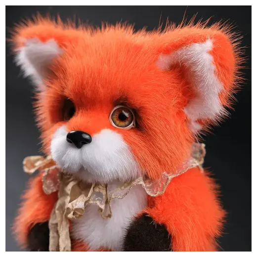 Мягкая игрушка из меха «Лисичка Ася»