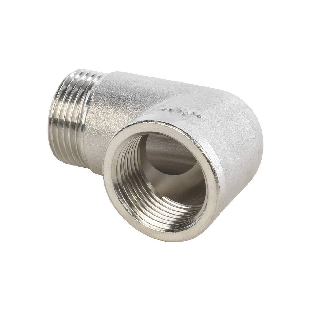 Переход с внутренней резьбы на наружную угловой STOUT SFT 0012 - 3/4" (латунь никелированная)