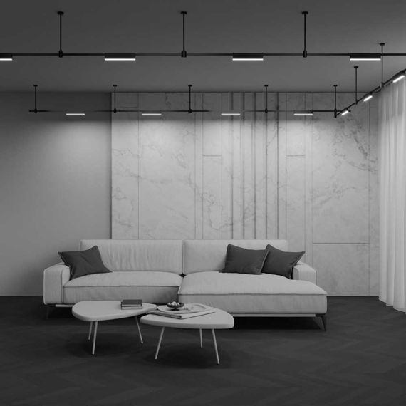 Трековый светильник Maytoni Technical Basis TR151-1-18W3K-B