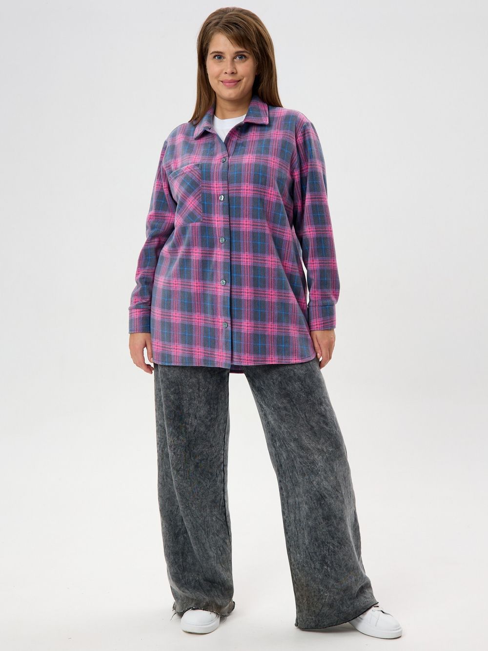 Рубашка Мускат-1 Виотекс СЕРЫЙ