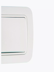 Выключатель Makel Lillium Natural 1-клавишный белый 05085