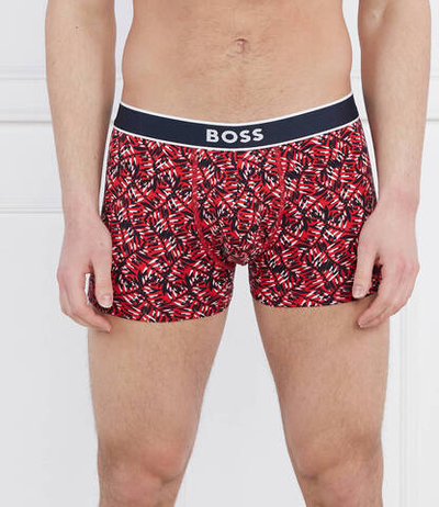 Трусики-боксеры Trunk 24 Print BOSS BLACK - красный(50489443)