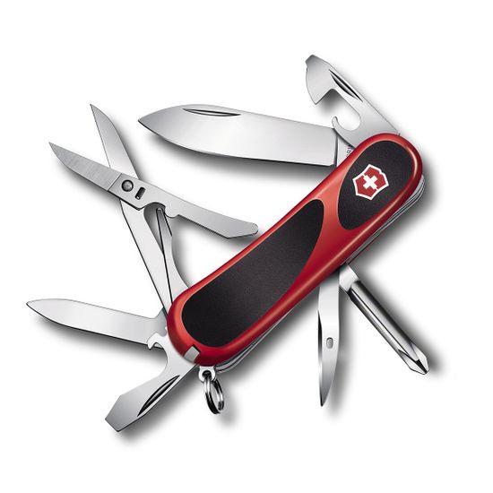 Складной нож Victorinox 2.4903.C EvoGrip 16 c клинком из стали X55CrMo14, рукоять ABS-пластик