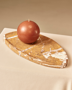 Мраморный поднос бежевый