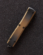 Автоматический складной нож SteelBro Ultratech S/E Tanto Cerakote Black Cherry M390 121-1BKMDBRZCS (бронзовый-черный)