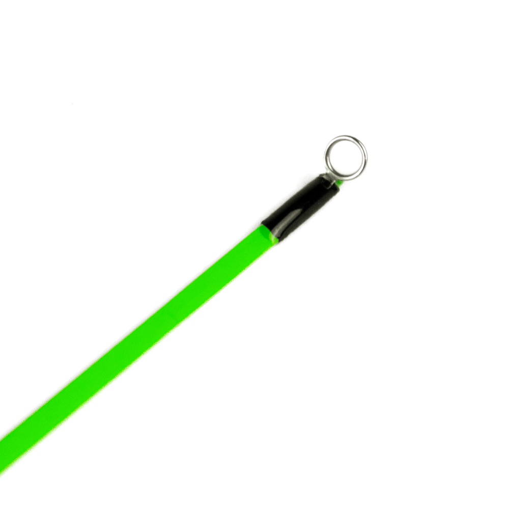 Зимняя удочка WestMan Pike, хлыст плоский, жесткий (30см), Зеленый