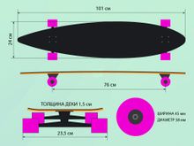 Лонгборд круизный: WX-105 (спирит)