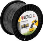 Леска для триммера двухкомпонентная квадрат, 2,0мм х 251м, на DIN катушке EXTRA CORD Denzel
