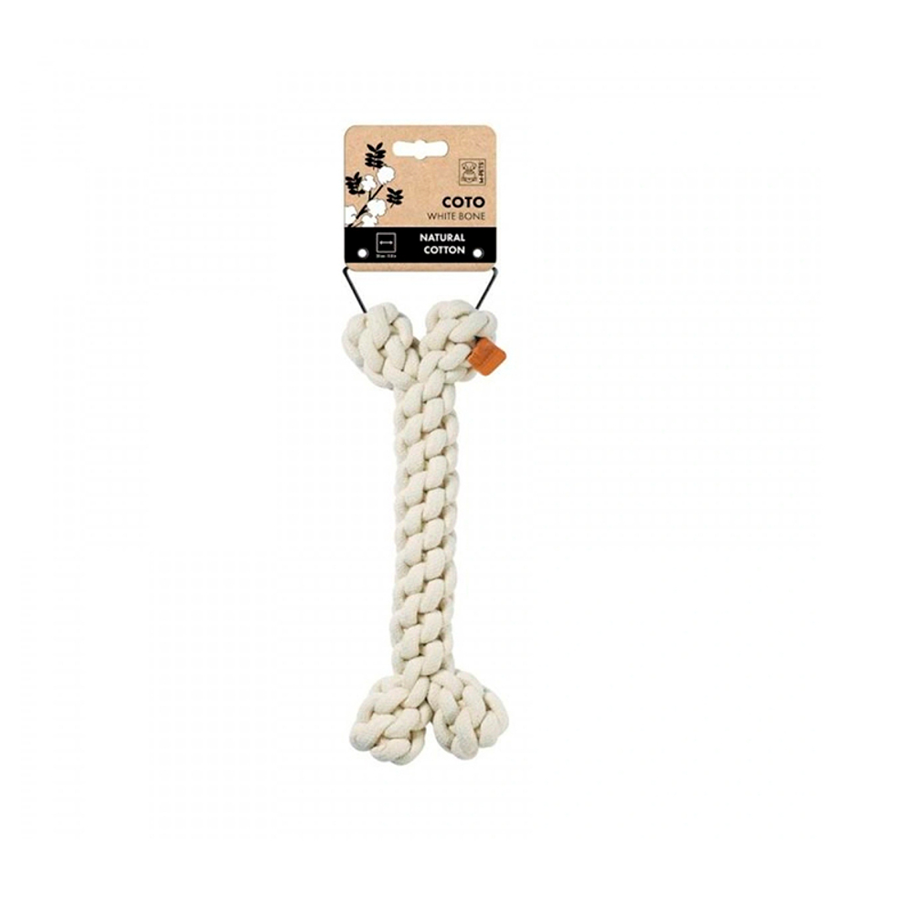Игрушка M-PETS СОТО Косточка для собак белая 30 см.