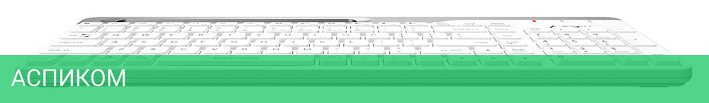 Клавиатура A4Tech Fstyler белый/серый (FBK25)