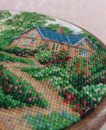 Набор для вышивания крестом "Домик у моста"