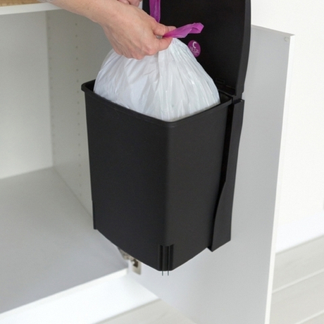 Ведро для мусора Brabantia встраиваемое черное 10л