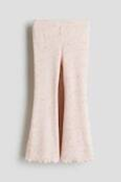 H&M Хлопковые легинсы-клеш, розовый