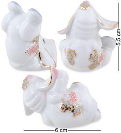 С 025 Фигурка «Три щенка' 3' роз. (GE)