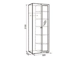 Детская «Гламур» № 2 (белый), ЛДСП, Мебельсон
