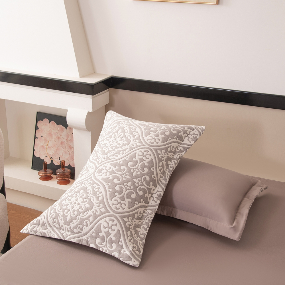 Комплект постельного белья Сатин Aurora Veil/Вуаль Авроры с Покрывалом AV004