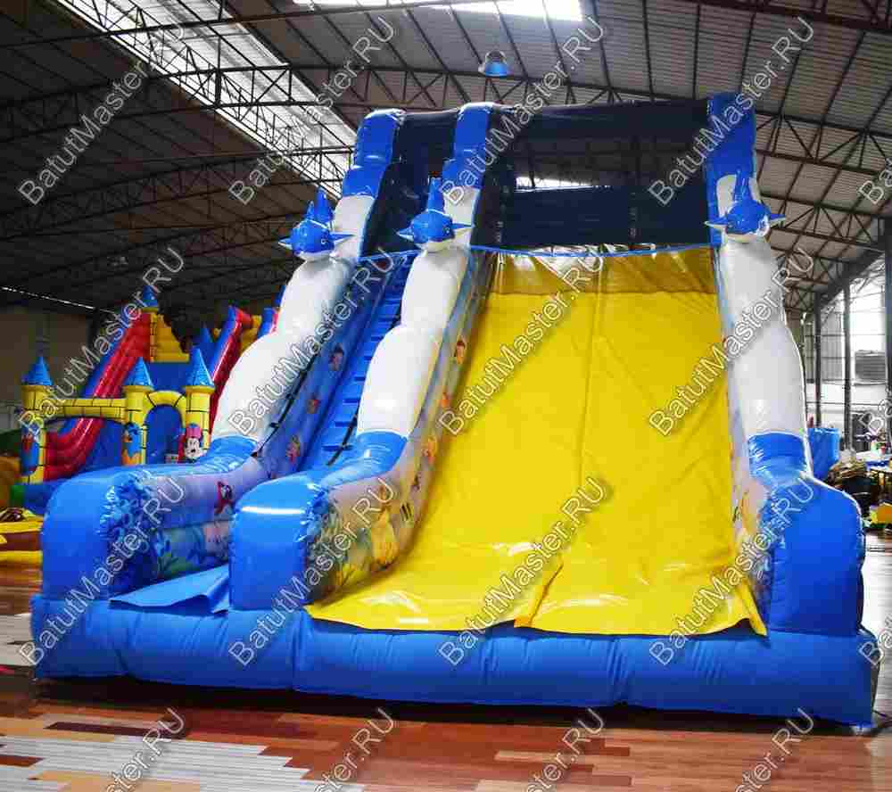 Надувная горка "Морская история", 8*5*7 м
