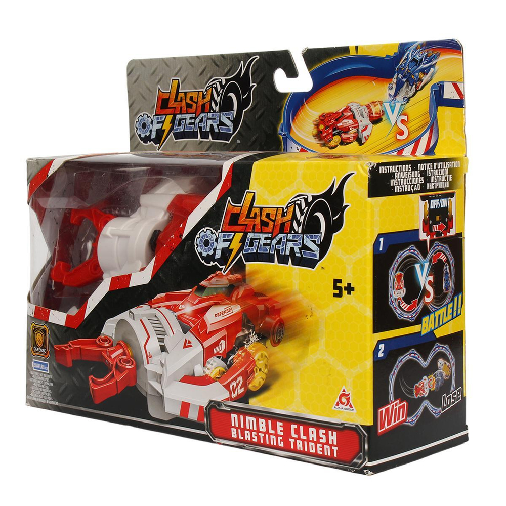 Клэш оф Гирс.Игр Машинка боевая Нимбл Бластин Триден.ТМ Clash of Gears (Росмэн)