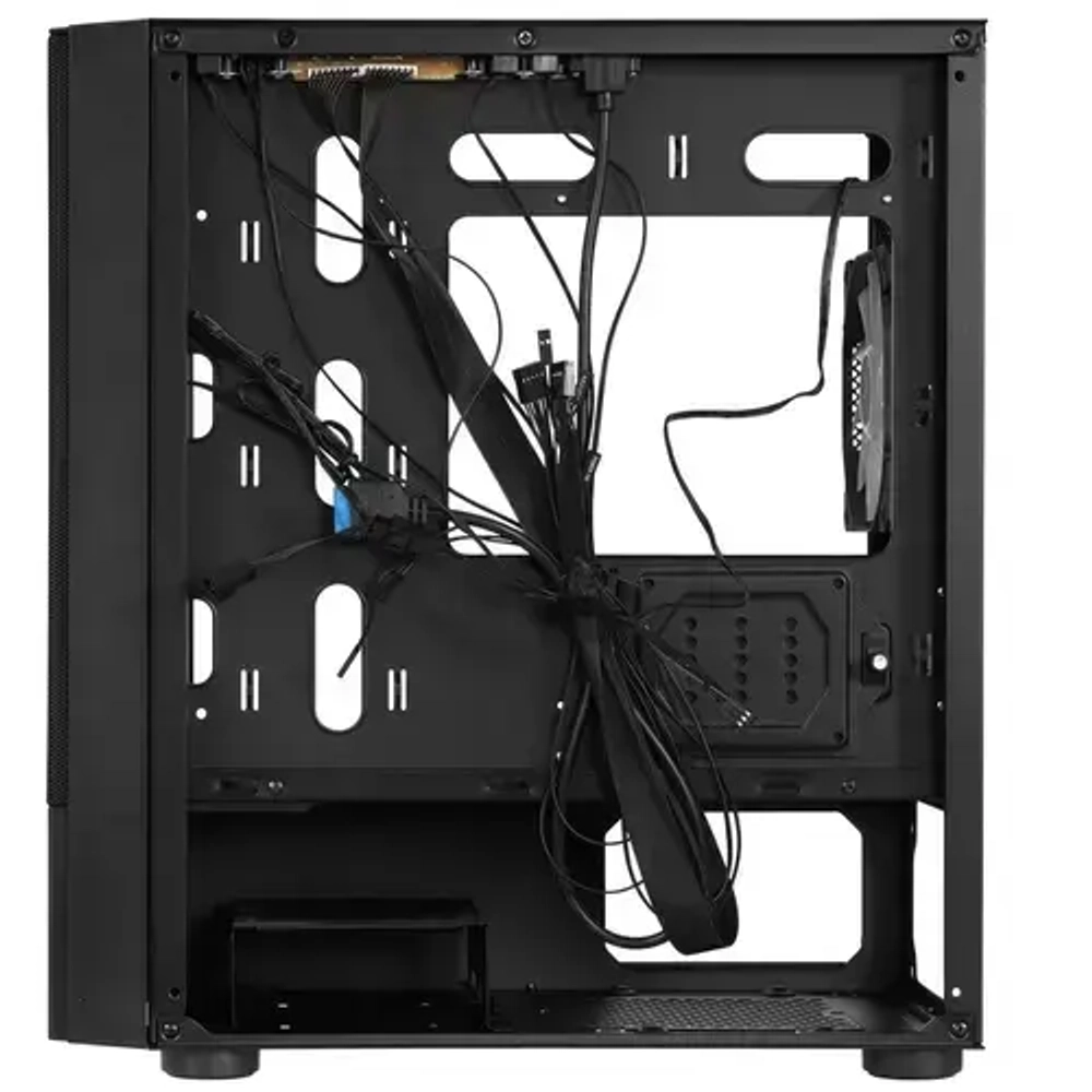 Компьютерный корпус 1STPLAYER FIREBASE X4-M TG LED Black