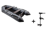 Аква 2800 НДНД графит-чёрная + BST 36 L (комплект лодка + электромотор)