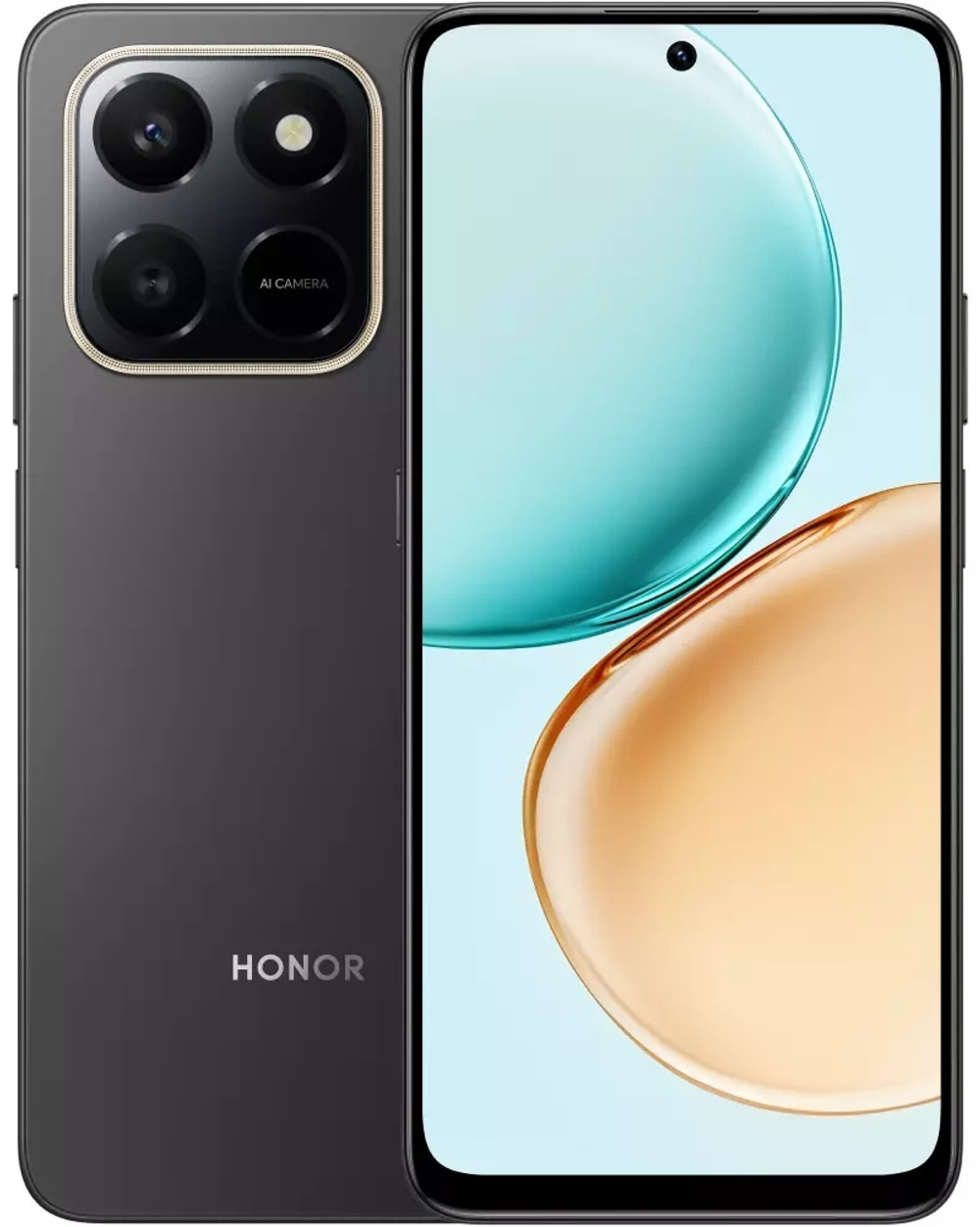 Смартфон HONOR X7d 6 ГБ/128 ГБ черный