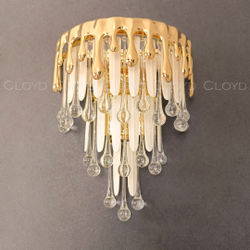 Бра Cloyd CAPULETTI W2 / выс. 32 см - золото (арт.20335)