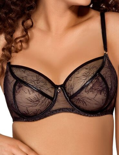 Бюстгальтер на косточках с мягкими чашками (Размер: 90C) (Цвет: черный)