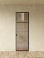 Распашная алюминиевая перегородка Minoli 7
