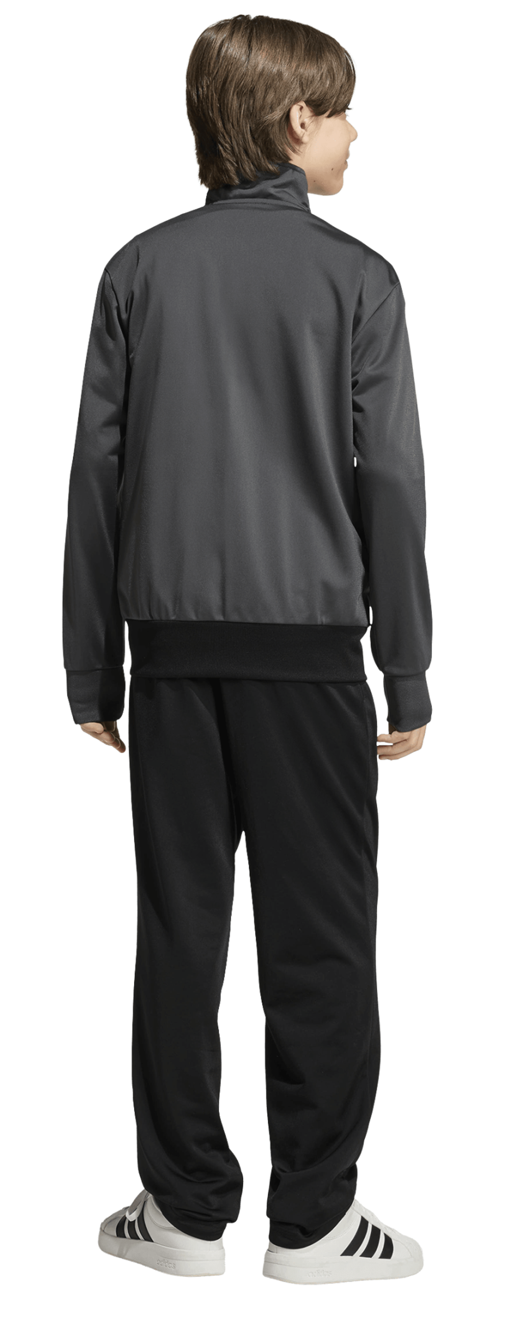 Детский теннисный костюм Adidas Junior Tricot Colour Pop - grey six/black/white